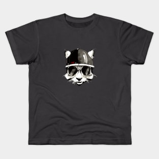 cat rider Kids T-Shirt